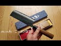 Dao Nakiri (Nakiri Knife) Motokane Aogami Kurouchi Warikomi 165mm | 元兼作 菜切包丁 青紙 黒打 割込み 土佐刃物