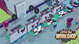 Little Big Workshop - 23 - 休憩部屋を増やして工場の生産性を上げる【実況】 screenshot 2