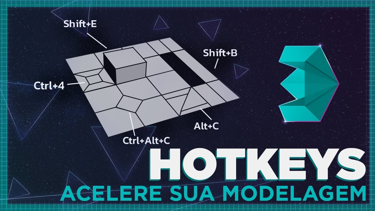 Hotkeys, acelerando sua modelagem l 3Ds Max Tutorial 