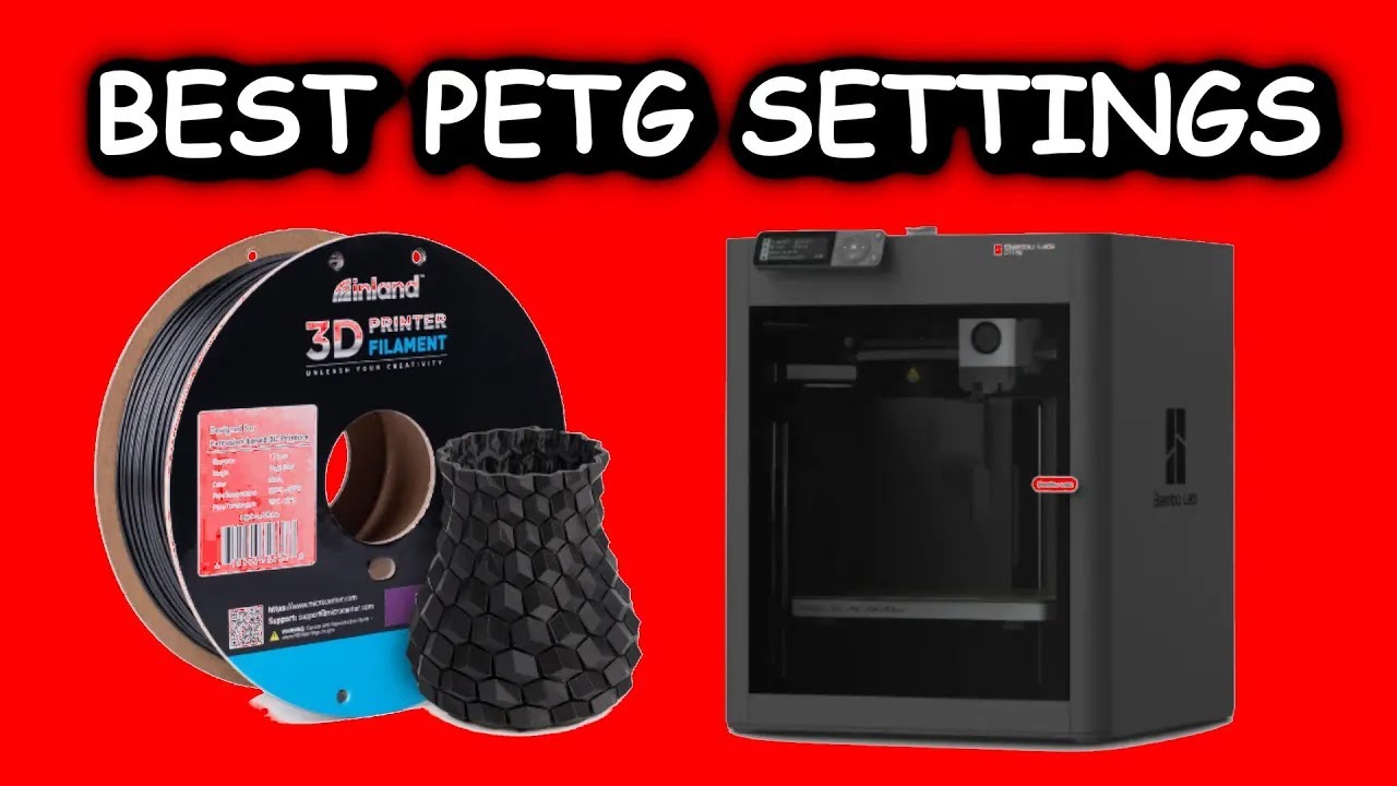 Use these 3d print settings for PETG - YouTube