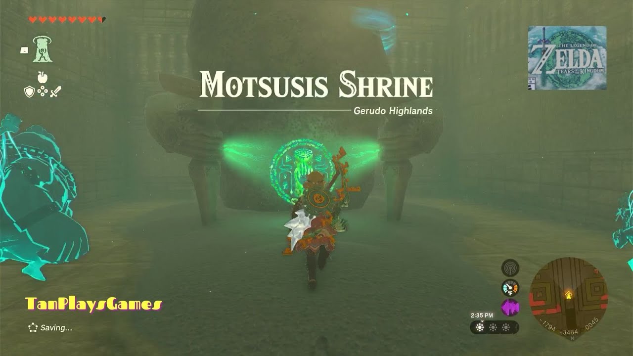Motsusis Shrine Walkthrough : Zelda Tears of The Kingdom.
