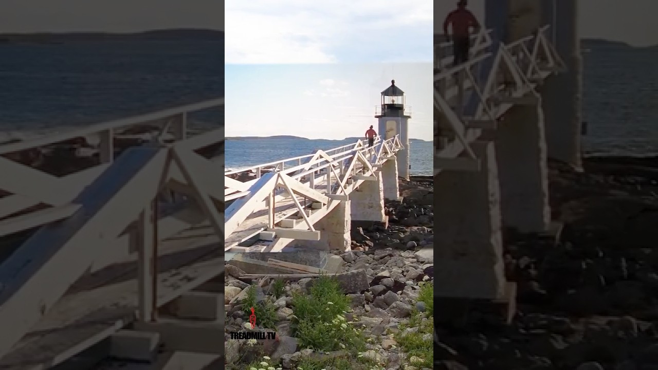 Recreating the Forrest Gump Turn at Marshall Point Lighthouse in Maine -  YouTube, image size:1280x720