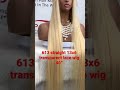 Vipsister 613 13x6 transparent lace wig 40 inch☎️Whatsapp +8613622878975#rawhair #613 #wig #frontal