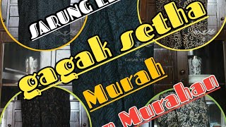 Sarung Elegan Gagak Setha