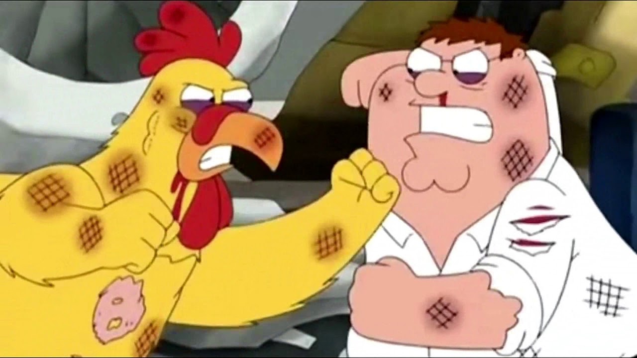 Peter vs Pollo gigante ailimaF eD erdaP YouTube