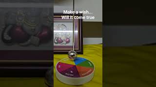 Make a wish...will it come true?#viral #collevtive #pendulum dowsing