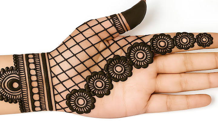 Easy mehndi design front hand | simple mehandi design | stylish mehndi design | mehndi design 2025