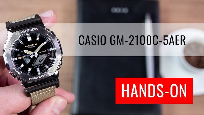 CASIO G-SHOCK GM-2100C-5A Unboxing and YouTube - Review