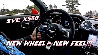 SVE X550 steering wheel upgrade