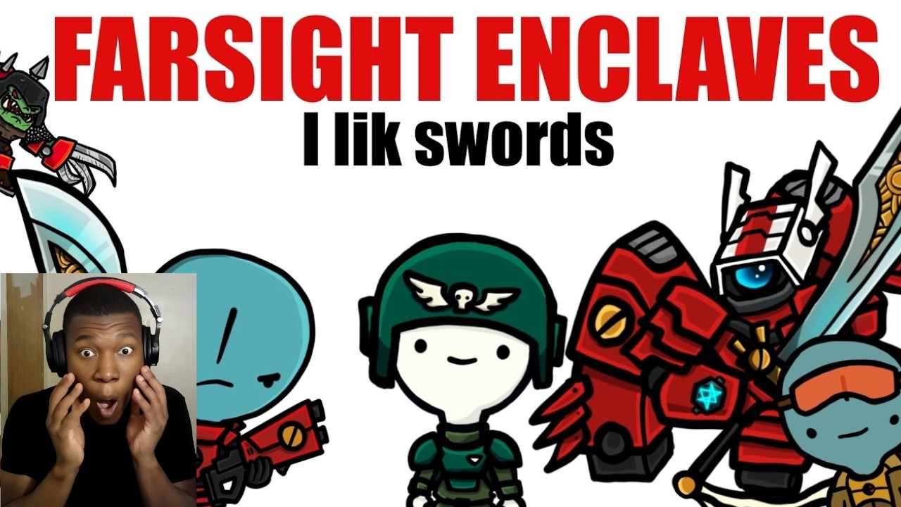 FARSIGHT ENCLAVES: The GOOD guys??!??!?!!! | Warhammer 40k Lore REACTION