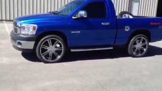 24 inch Borghini B20 wheels on 2008 Dodge Ram Nashville TN