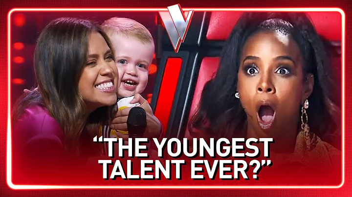 2-year-old singing baby STEALS the show on The Voi...