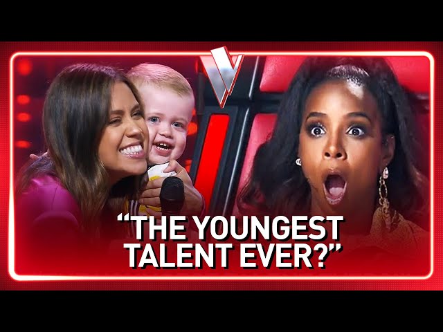 2-year-old singing baby STEALS the show on The Voice | #Journey 147 class=