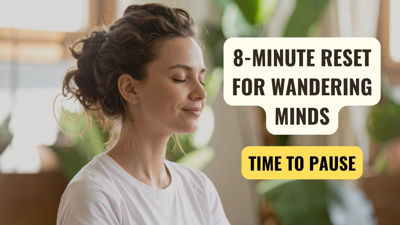 Calm That Endless Spiral: 8 Minutes Guided Meditation For Overthinking