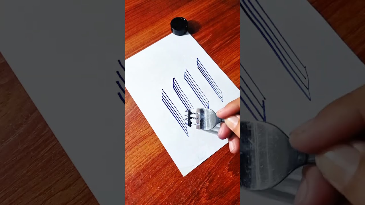 Elegant Allah Name Calligraphy Using a Spoon 🥄 | Arabic Art #Shorts