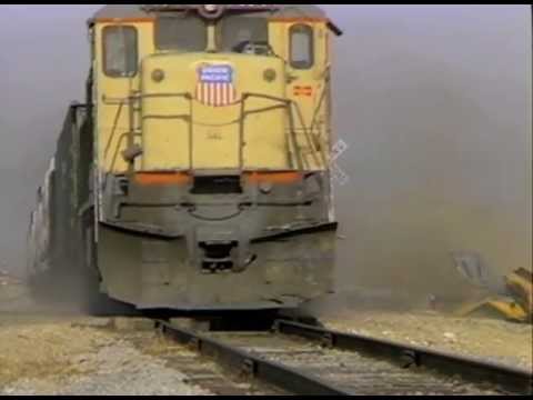 Train School Bus Crash Extreme Slow Motion