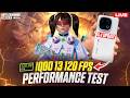 IQOO 13 120 FPS BGMI TEST 🔥 FPS METER LIVE | CONQUEROR PUSH GAMEPLAY #iqoo13 #bgmi #120fps
