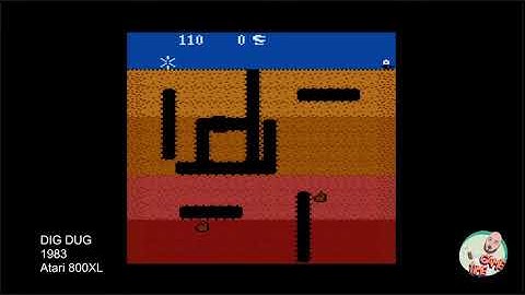 Dig Dug - Atari 800 XL