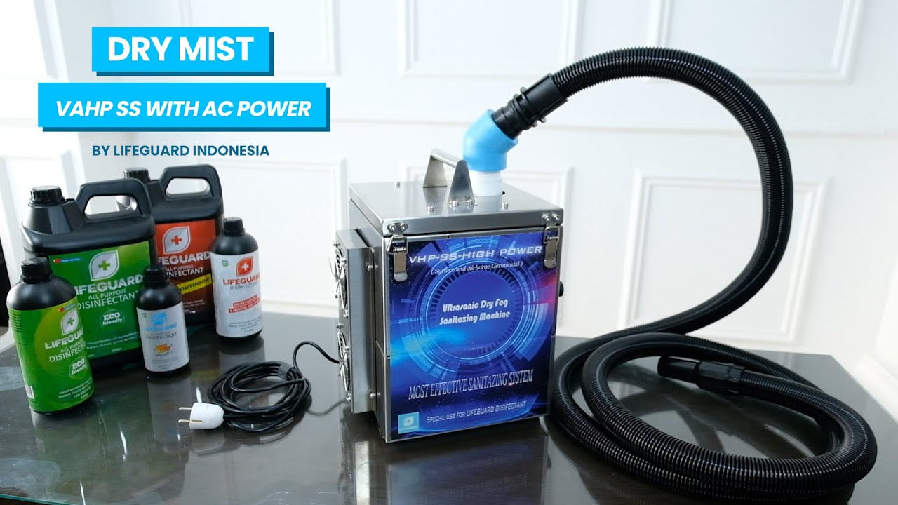 UNBOXING & INSTALATION DRY MIST MACHINE (VAHP-SS-WITH HIGH POWER) BY LIFEGUARD INDONESIA