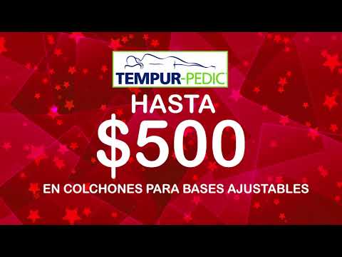 Venta de Colchones Tempur-Pedic y Sealy por el de Memorial Day ¡Ahora mismo!