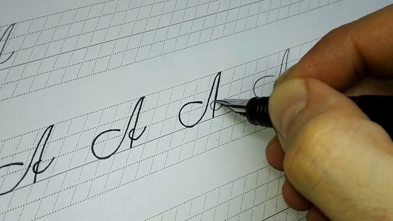 Digital Spencerian Practice Workbook - Uppercase Letters