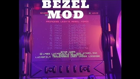 Arcade1up Star Wars Bezel Mod