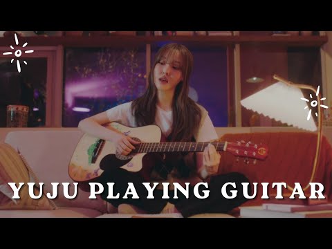 Compilation Of Yuju Playing Guitar Youtube