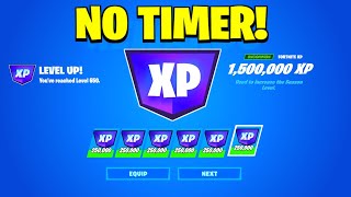 New *NO TIMER* Fortnite XP GLITCH to Level Up Fast in Chapter 5 Season 2! (650k XP)