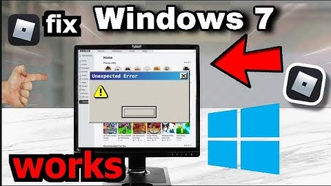 How to fix Roblox Error KB4534310 how to fix your windows 7 system is too outdated for Roblox