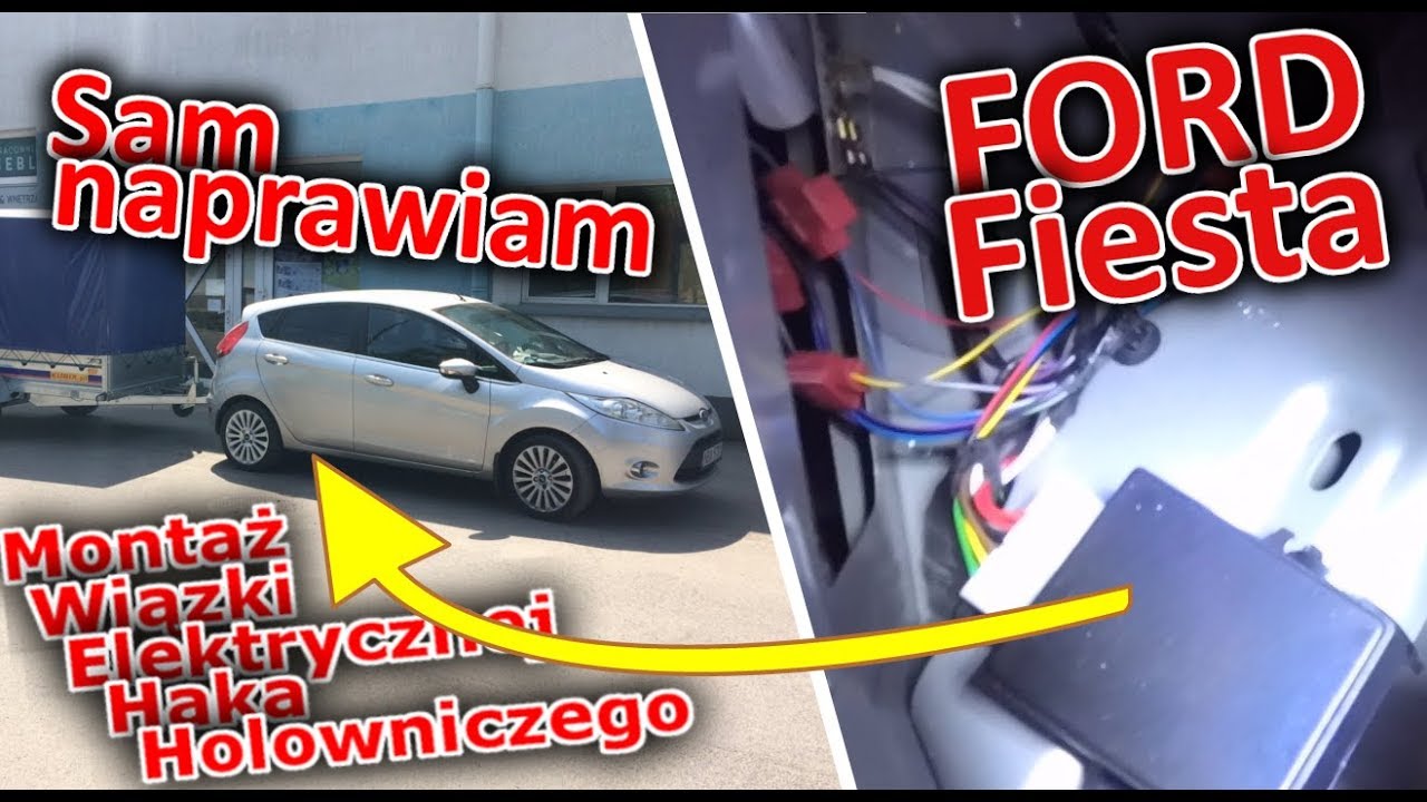 Sam Naprawiam Ford Fiesta, montaż wiązki elektrycznej