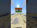 I Made a Smaller Indian Flag 🇮🇳 | Minecraft Build #minecraft #minecraftgameplay #gaming