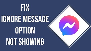 How To Get Back Ignore Messages Option In Messenger (2023 New Update)