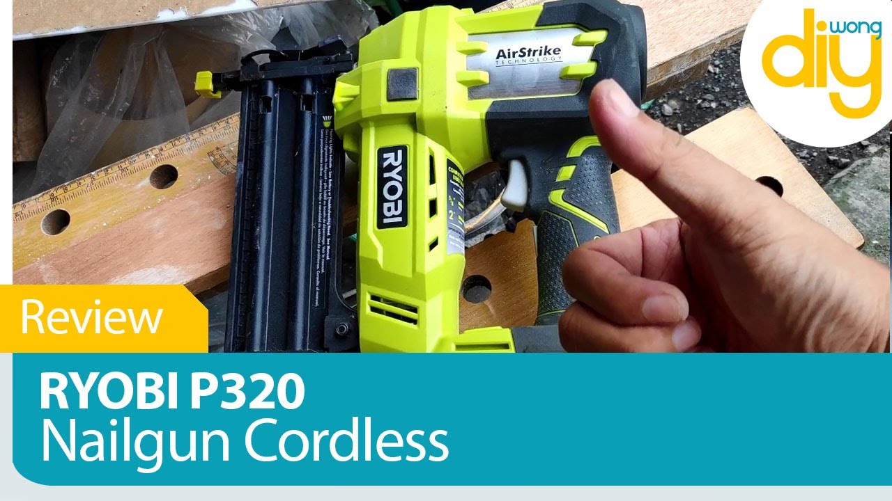 Review Mesin Paku Tanpa Kabel Ryobi Nailgun P320