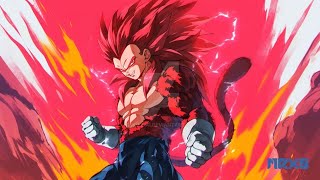 Super vegeta ssj4 ,by sheld