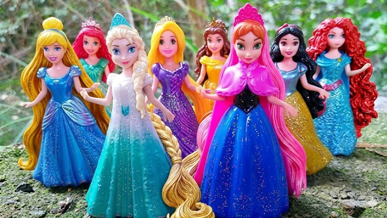 Disney Princess Doll Makeover ~ DIY Miniature Ideas for Barbie - Wig,  Dress, Faceup, and More!9