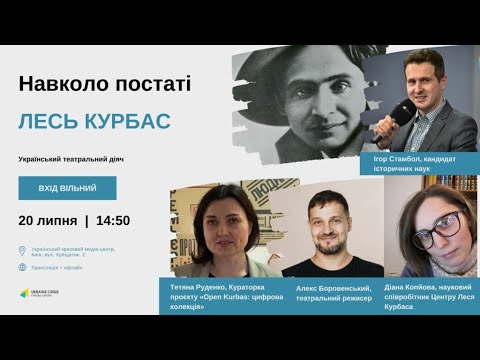 Навколо постаті: Мистецька галактика Леся Курбаса