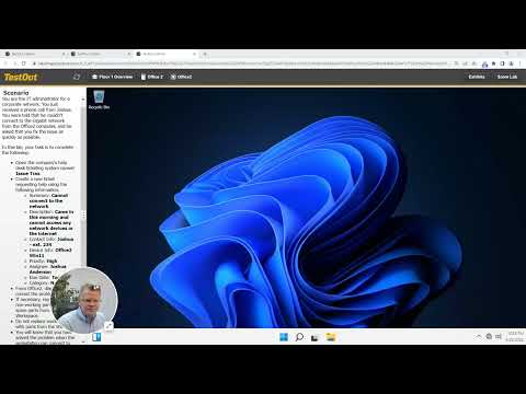 PC Pro 7.0 instructional resources featuring a Fix a Network Connection lab demo - video from TestOut