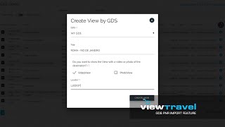 Viewtravel Multi-GDS Booking and Ticket Data Import Feature - ENG