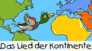 💡 Das Lied der Kontinente || Kinderlieder zum Lernen