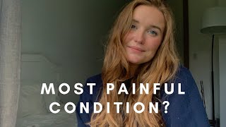 WHAT AN ENDOMETRIOSIS FLARE-UP OF PAIN FEELS LIKE FOR ME | Excruciating abdominal pain, IBS, sweat…