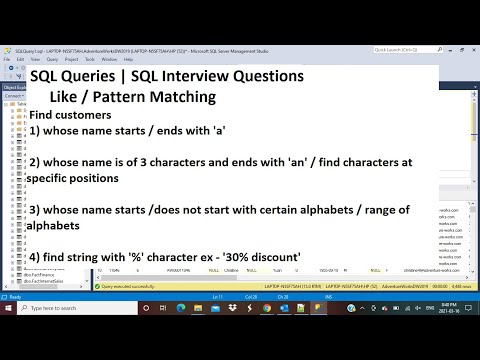 Video: Mohou mít názvy tabulek SQL čísla?