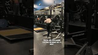 You just keep pushing, even when the weights get too heavy. #KeepPushing #NoExcuses #Strength