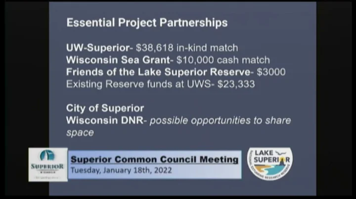 Lake Superior National Estuarine Research Reserve ...