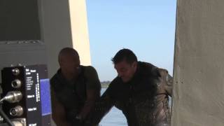 DAVID CHOKACHI from SPIKE TV talks with Dwayne Johnson from G.I. JOE: RETALIATION.