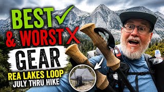 The BEST & WORST Backpacking Gear from My Rae Lakes Loop Thru Hike