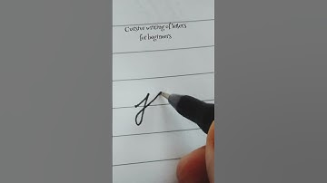 learn how to write 4 letters in cursive handwriting #cursivewritingforbeginners