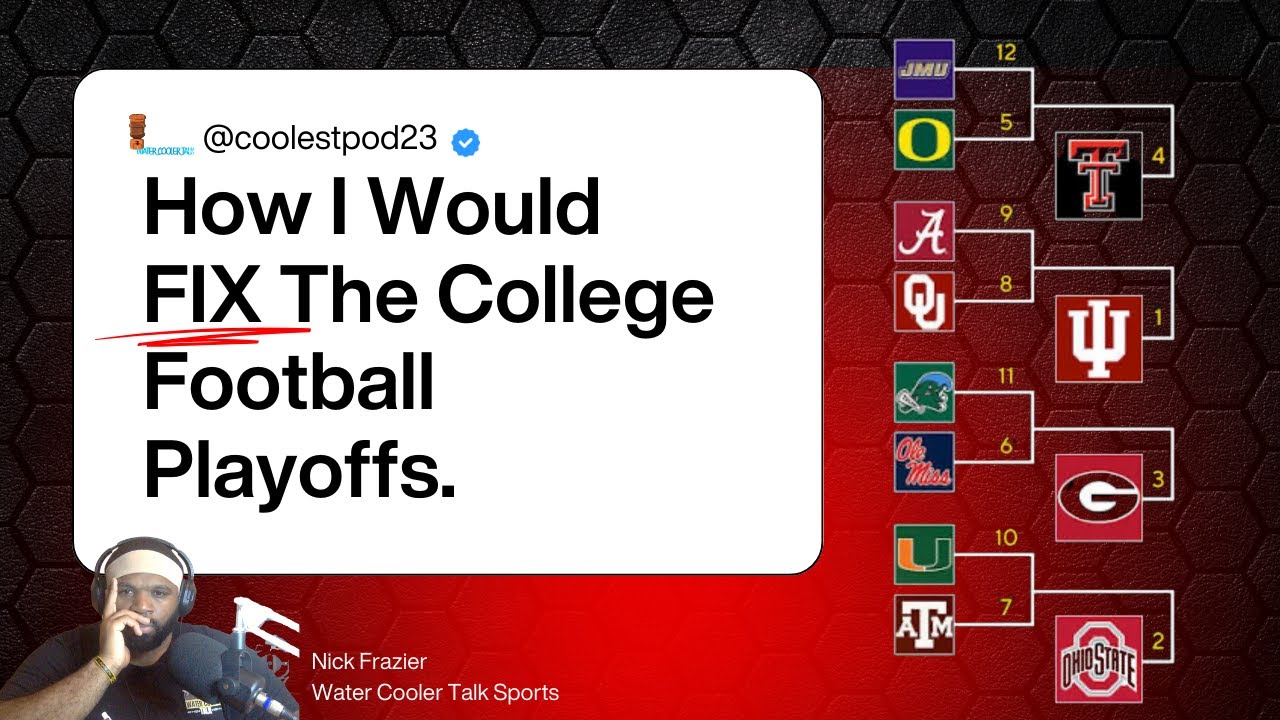 I CAN SOLVE THE COLLEGE FOOTBALL PLAYOFF SYSTEM - YouTube