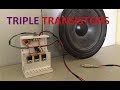 Powerful Bass Amplifier Using Triple 13007 Transistors From PC Power Supply