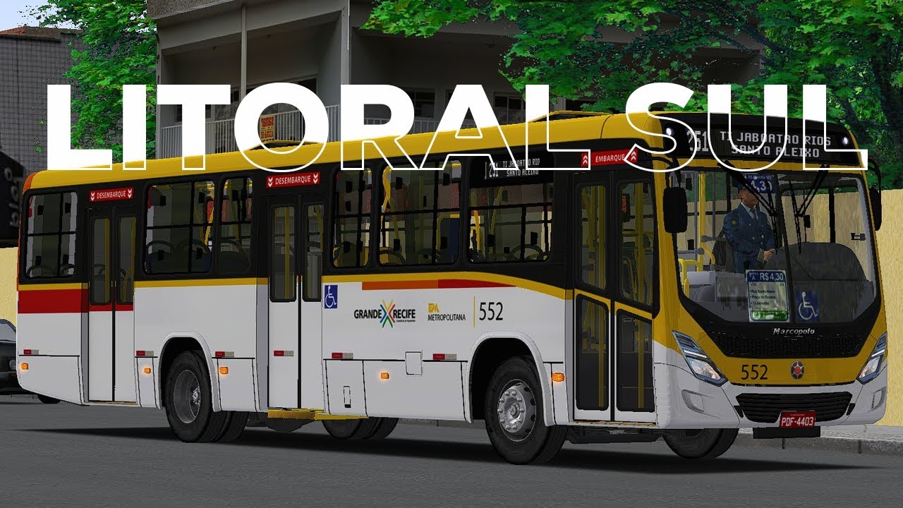 OMSI 2 | 251 T.I Jaboatão / Santo Aleixo (Rios) | Marcopolo Torino 2014 OF-1721 BT5 Mapa Litoral Sul