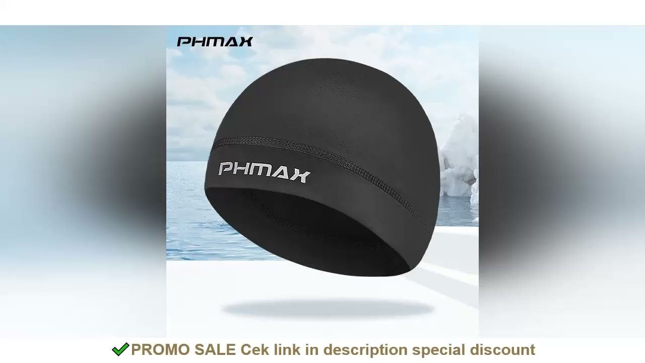 PHMAX High Quality Dark Headwear Bandana Cycling Sports Cold Cap Running Absorbent Breathable Hat Cy